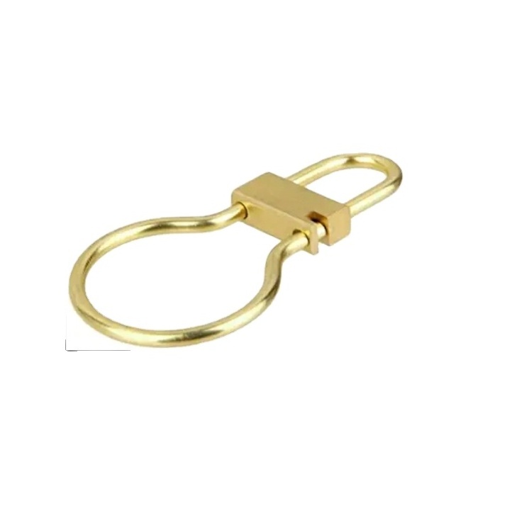 Keyrings for Promotions , Gifts, Bike Cycle and Home Keychain Premium Quality Brass from Indian Customised Keys 50 Pieces