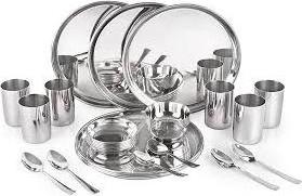 stainless Steel Dinner Set