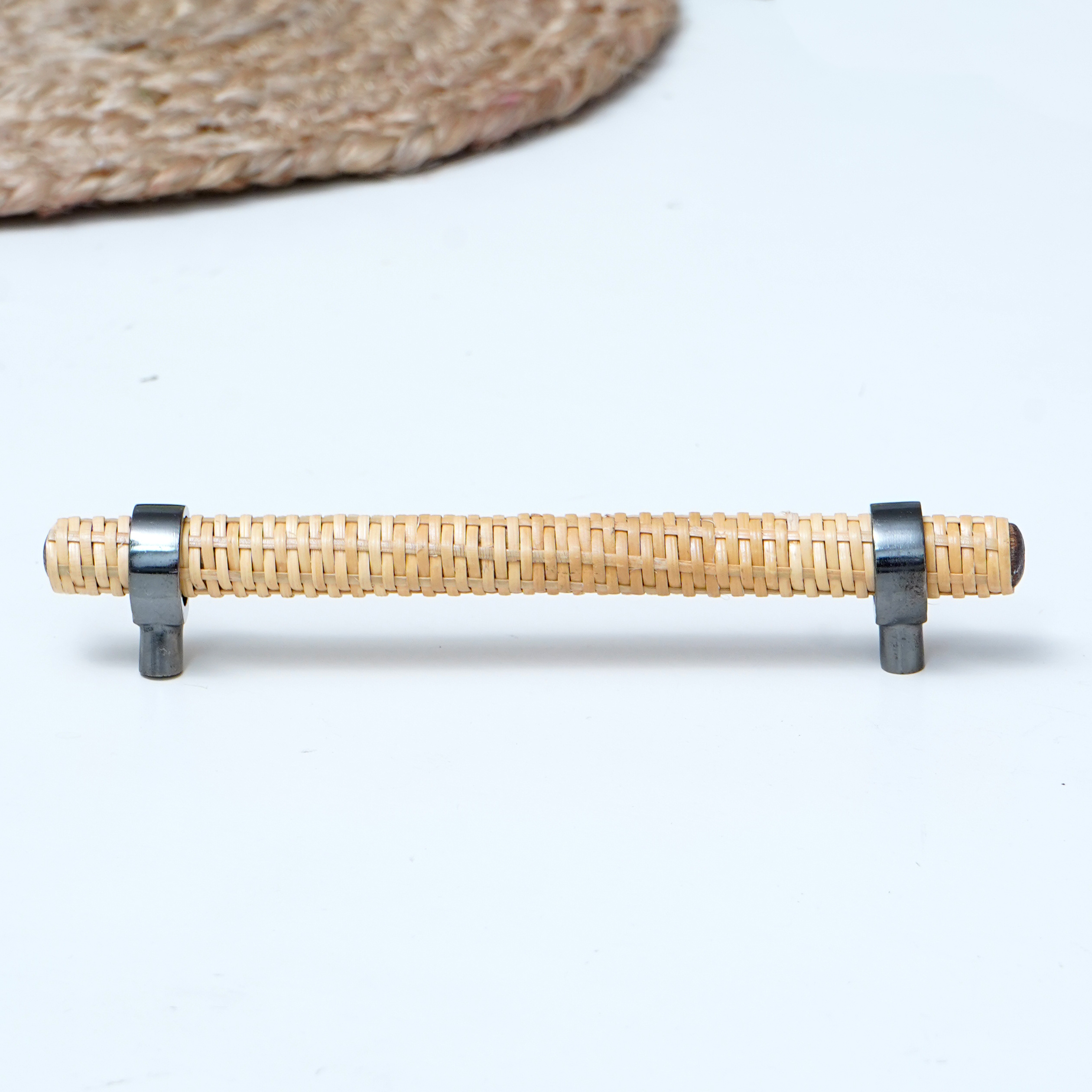 New Arrival Adjustable Drawer Pulls Rattan Cabinet Pulls and Handles Boho Dresser Wooden Handles T Bar Pulls for Door