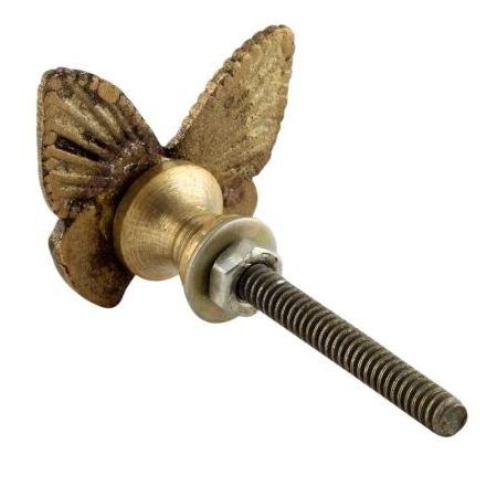 Wholesale Brass Vintage Knobs Gold Door Pulls Butterfly Modern Cabinet Pull Handles Dresser Drawers 3.55 cm RAK-125