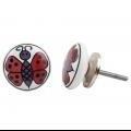 New Design Butterfly Drawer Knobs Ceramic Dresser Cabinet Pulls Kid Kitchen Cupboard Door Handles Wholesale