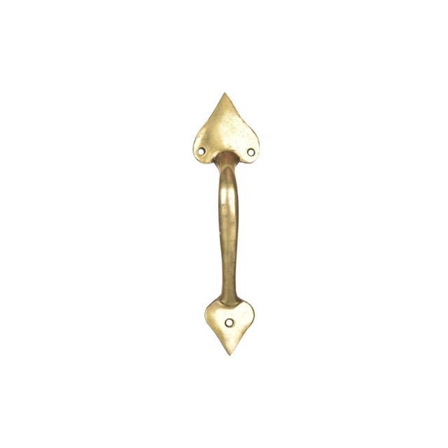 Wholesale Brass Drawer Handles Leaf Door Handles and Pulls Golden Large Wardrobe Handles in Bulk NMH-380