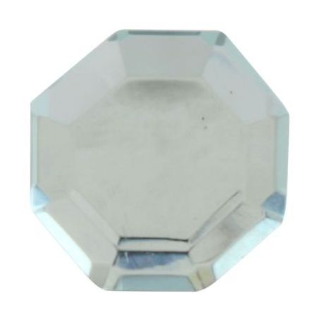 Wholesale Clear Glass Kitchen Cupboard Handles Octagon Drawer Knobs Dresser Pulls Cabinet Knobs FGK-24