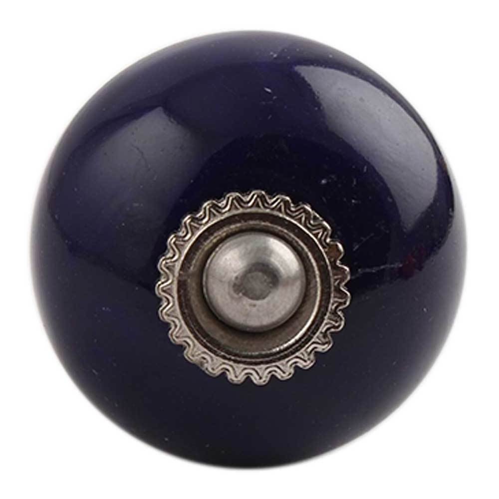 Wholesale Ceramic Cupboard Knobs Blue Wardrobe Furniture Pulls Solid Dresser Drawer Knobs and Handles CSCRK-133