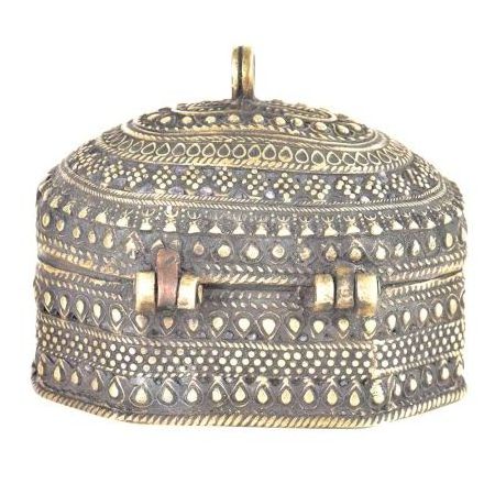 Handmade Traditional Antique Colored Tribal Brass Dhokra Jewelry Or Trinket Box Jewelry Packaging Box Wholesale