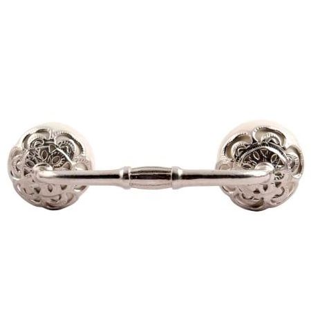 Handcrafted Luxury Design Strewn Cream Ceramic Bridge Door Handles Set Kitchen Pulls for Cabinet Wholesale On Cheap BH-287