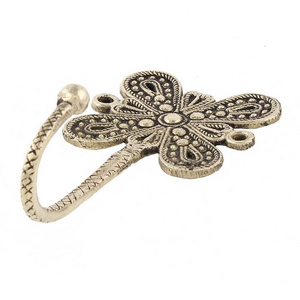 Handmade Premium Quality Traditional Brass Single Flower Wall Hook Coat Keys Hangers Holders Wholesale Cheap Price Online