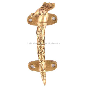 Wholesale New Arrival Brass Door Handles Golden Cupboard Handles and Pulls Peacock Cabinet Drawer Handles NMH-47