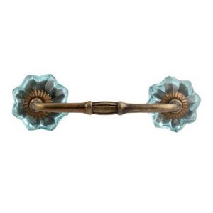 Handmade Bulk Decorative Glass Turquoise Bridge Door Handles Home Decor Cabinet Pulls For Kitchen 4 Inches New Design  BH-80