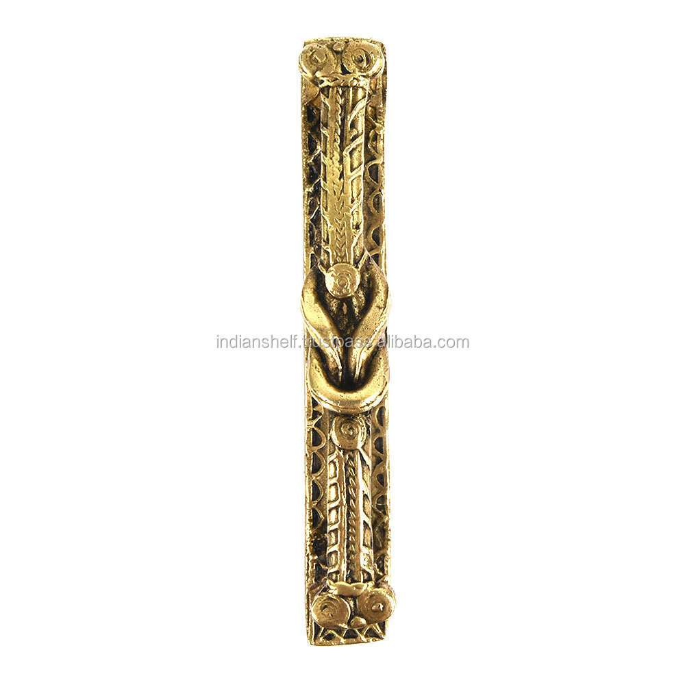 Handmade Bulk Decorative Golden Brass Classical Door Handles Home Decor Cabinet Pulls For Kitchen 6 Inches New Design