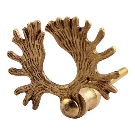 Wholesale Metal Kitchen Cabinet Hardware Gold Pulls Reindeer Door Knobs Girl Drawer 5.08 cm RAK-94 New Design