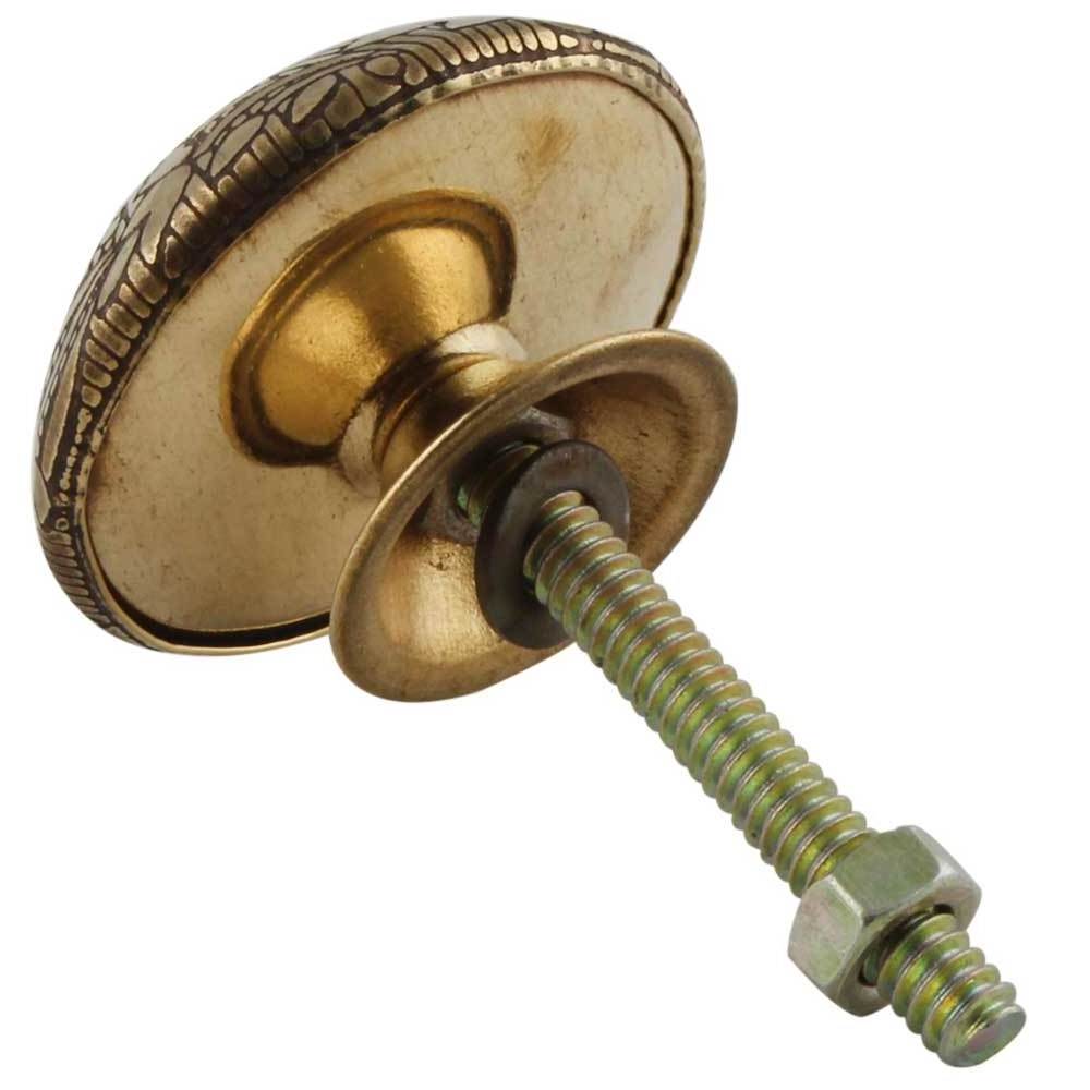 Wholesale Premium Quality Brass Vintage Knobs Gold  Cabinet Drawer Knobs Dresser Kitchen Door Pulls Hardware  RAK-133