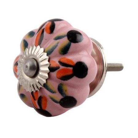 Bulk Ceramic Cabinet Knobs Multicolor Ceramic Knobs and Pulls Floral Furniture Ceramic Knobs Handles CK-260