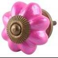 Handmade Ceramic Knobs for Cabinet Solid Pink Dresser Knobs and Pulls Melon Knobs Kitchen Cupboard On Cheap Price Wholesale