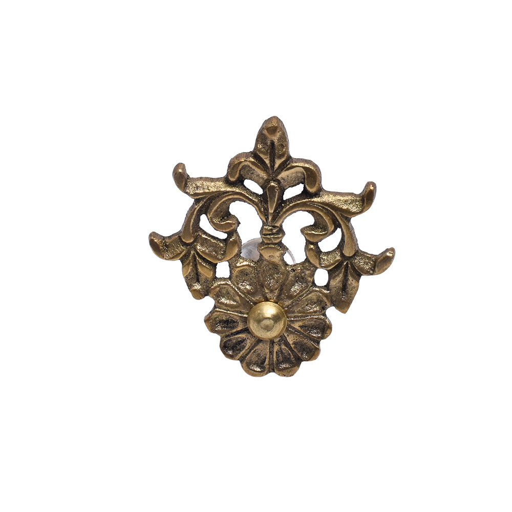 Golden Brass Italian Cabinet Drawer Knobs Dresser Kitchen Door Pulls Accessories Hardware Wholesale Bulk RAK-203