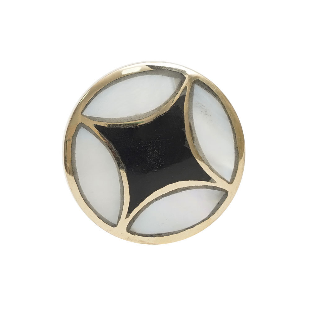 Wholesale Black and White Mother of Pearl Cabinet Drawer Knobs Dresser Kitchen Door Pulls Accessories Hardware Bulk RAK-205