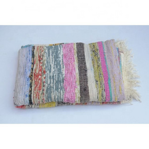 New Arrival Multicolor Chindi Rug Area Rag Rug Home Decor Chindi Rag Carpet Floor Decor Rag Large Colorful Cotton Rug Living