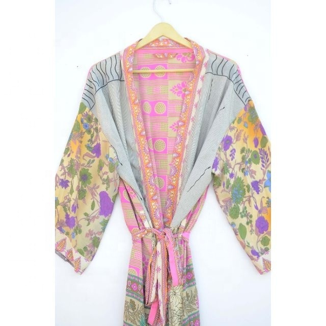 New Arrival Silk Kimono Robe Beach Coverup Dressing Gown Silk Kimono Bathrobe Bridesmaid Robe For Women