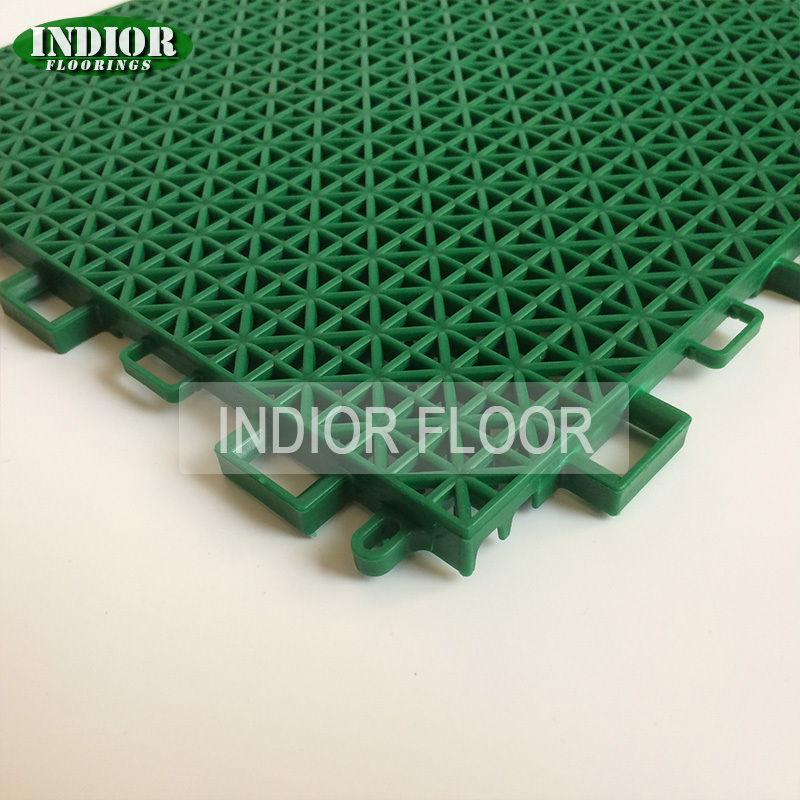 Australia 16 Mm Thickness Anti Slip Removable Modular Plastic Polypropylene Tiles Interlocking Car Garage Floor