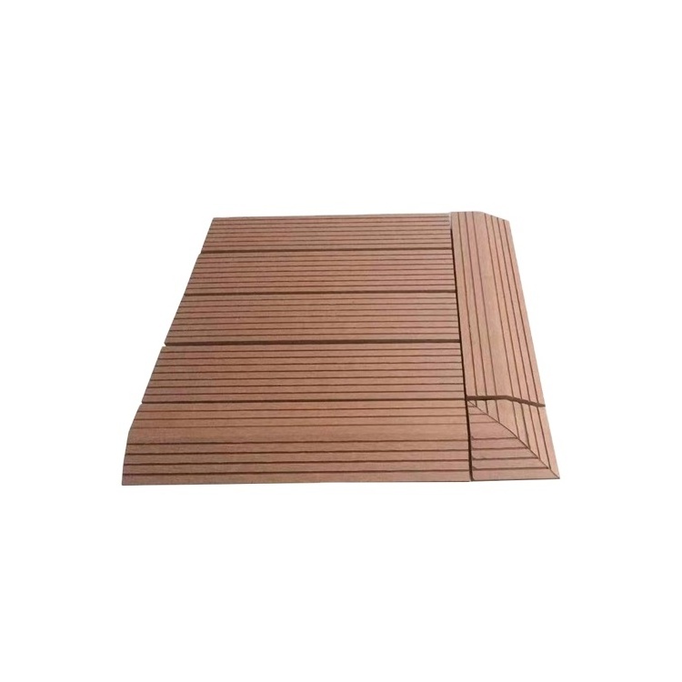 Wood Looking Plastic Composite DIY Outdoor WPC Decking floor Tile