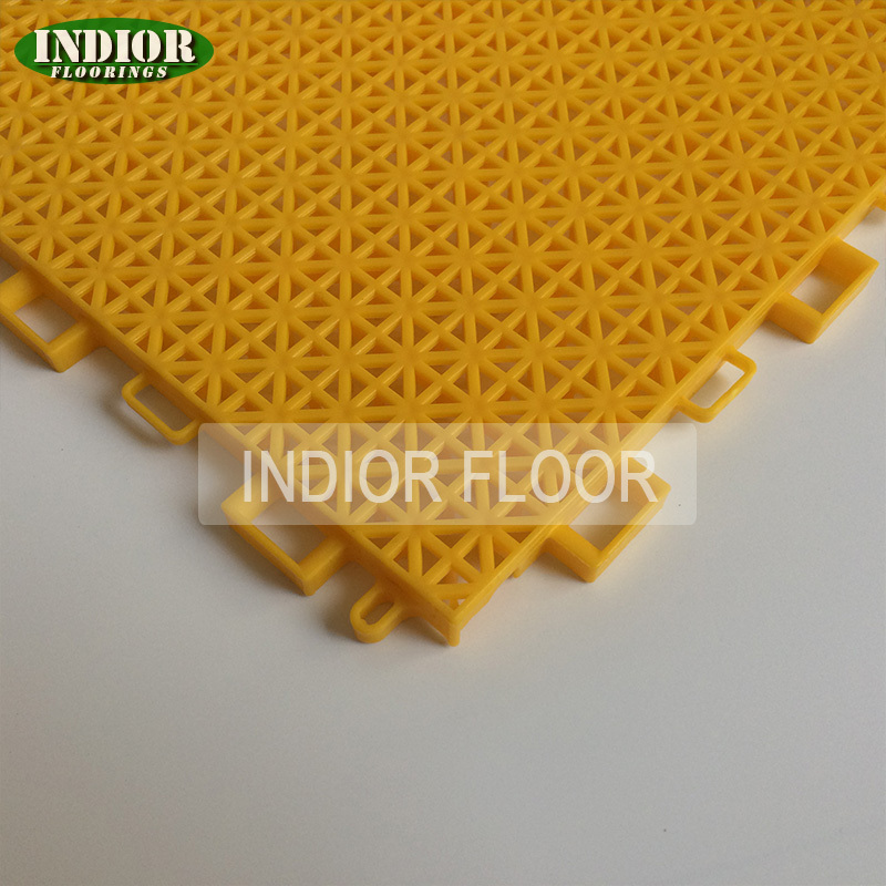 Australia 16 Mm Thickness Anti Slip Removable Modular Plastic Polypropylene Tiles Interlocking Car Garage Floor