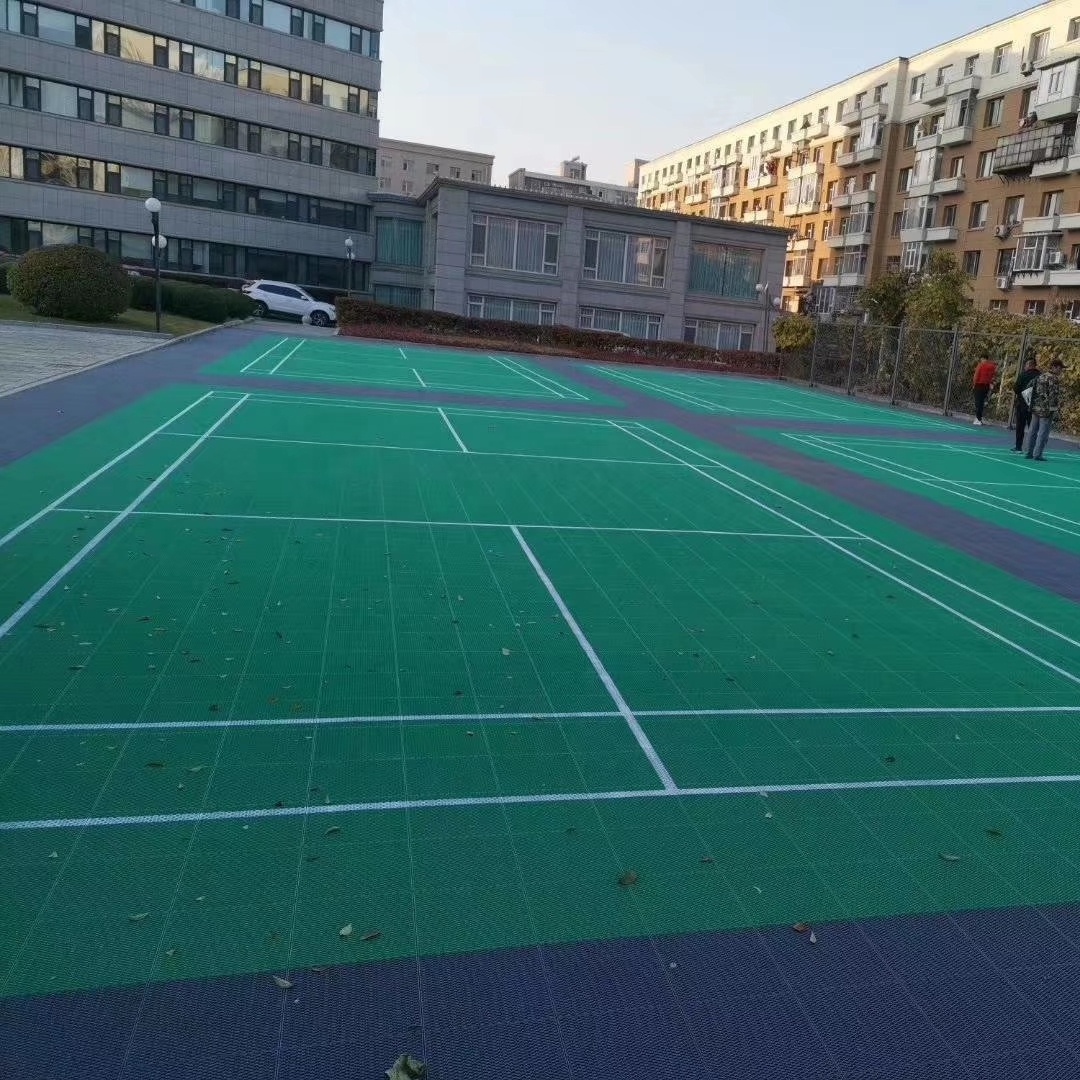 interactive gym flooring and outdoor sport field ice rink panel indoor badminton court floor