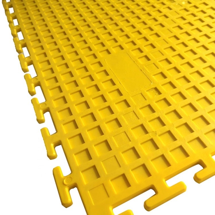 400*400*18mm Anti Slip Interlocking Plastic Pvc Floor Plastic Sheet Garage Tile