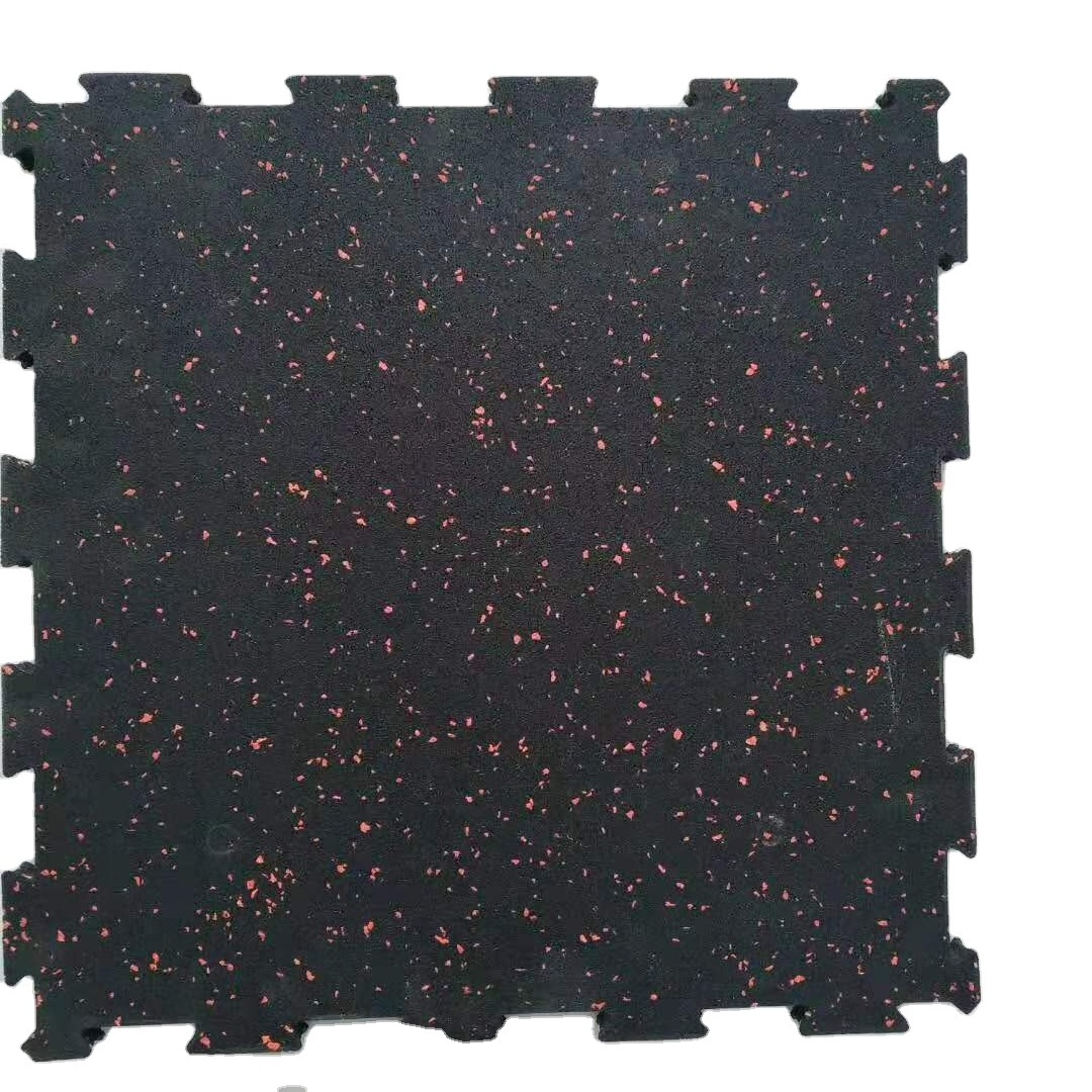 High density EPDM gym playground interlocking puzzle rubber flooring mat tiles Carpet Playground Covering Tiles