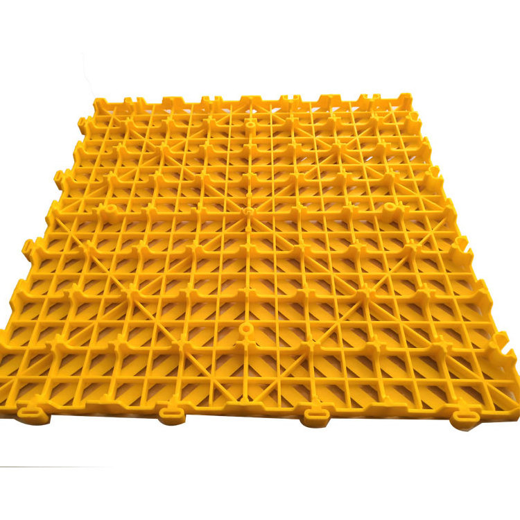 Pure pp material garage floor block modular interlocking click flooring tile