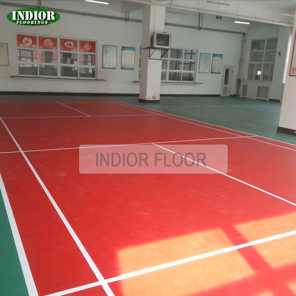 2020 hot sale waterproof high rebound badminton mat pvc sport skirting plastic flooring india