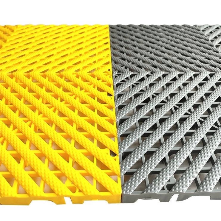 PP Plastic grid 4s shop car wash station non-slip grille Grating floor mat water -proof floor grill