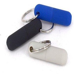 Plastic Cigar Punch with Rubber Coated Blade Key Ring Chain Draw Hole Puncher Cutter Cigars Cutting Drill Opener Free Shipping