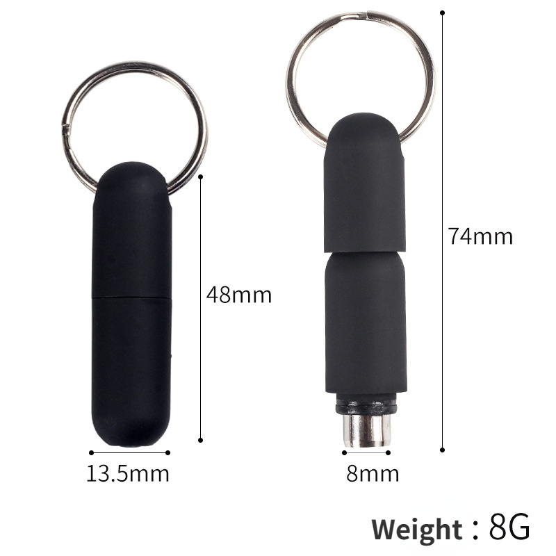 3pcs Plastic Cigar Punch with Rubber Coated Sharpe Blade Drill Cigar Hold Opener Cutter Key Chain Cigar Punch