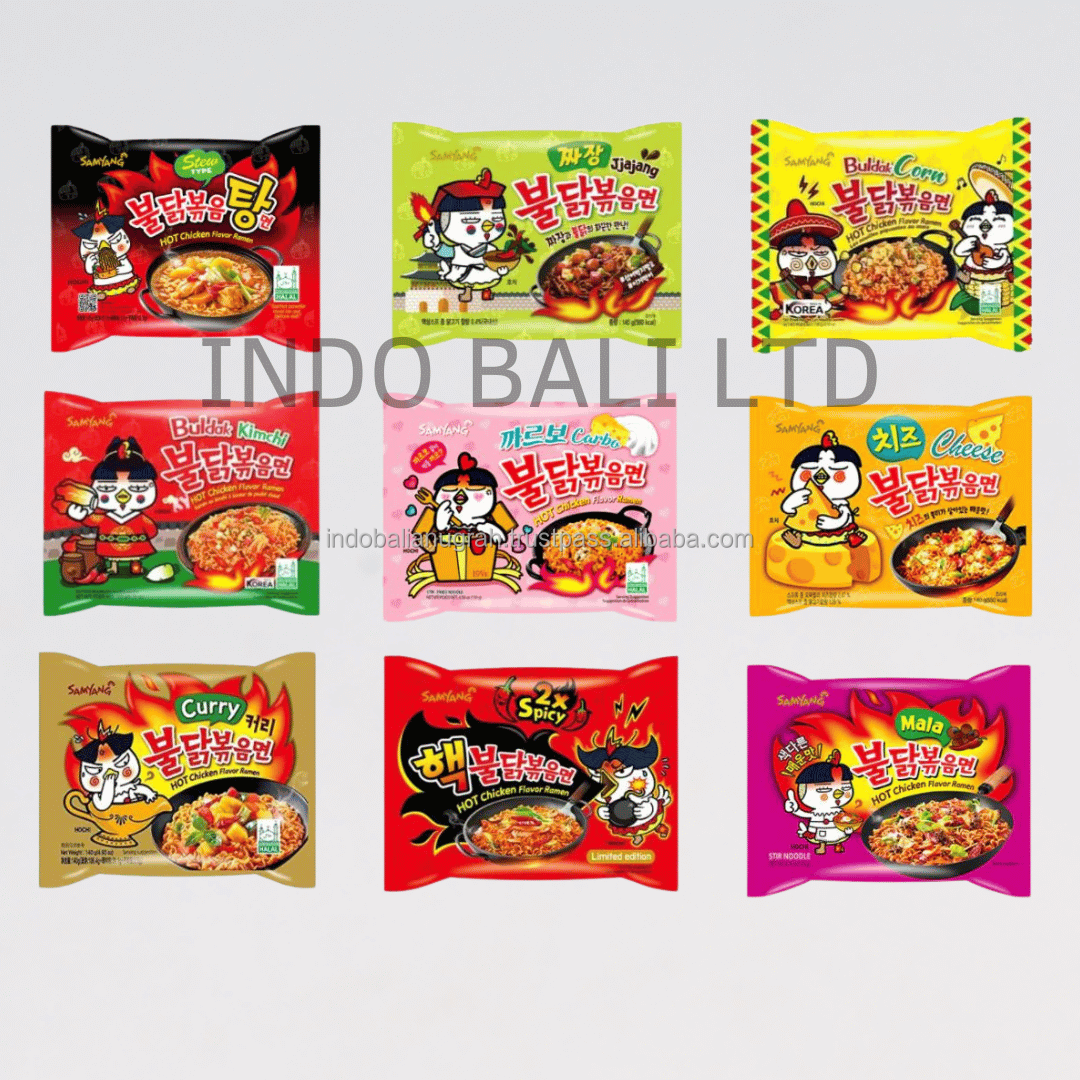 Spicy Buldak Korean Instant Noodle Halal Certified Available in Wholesale Food Best Selling Ramyun Korea Hot