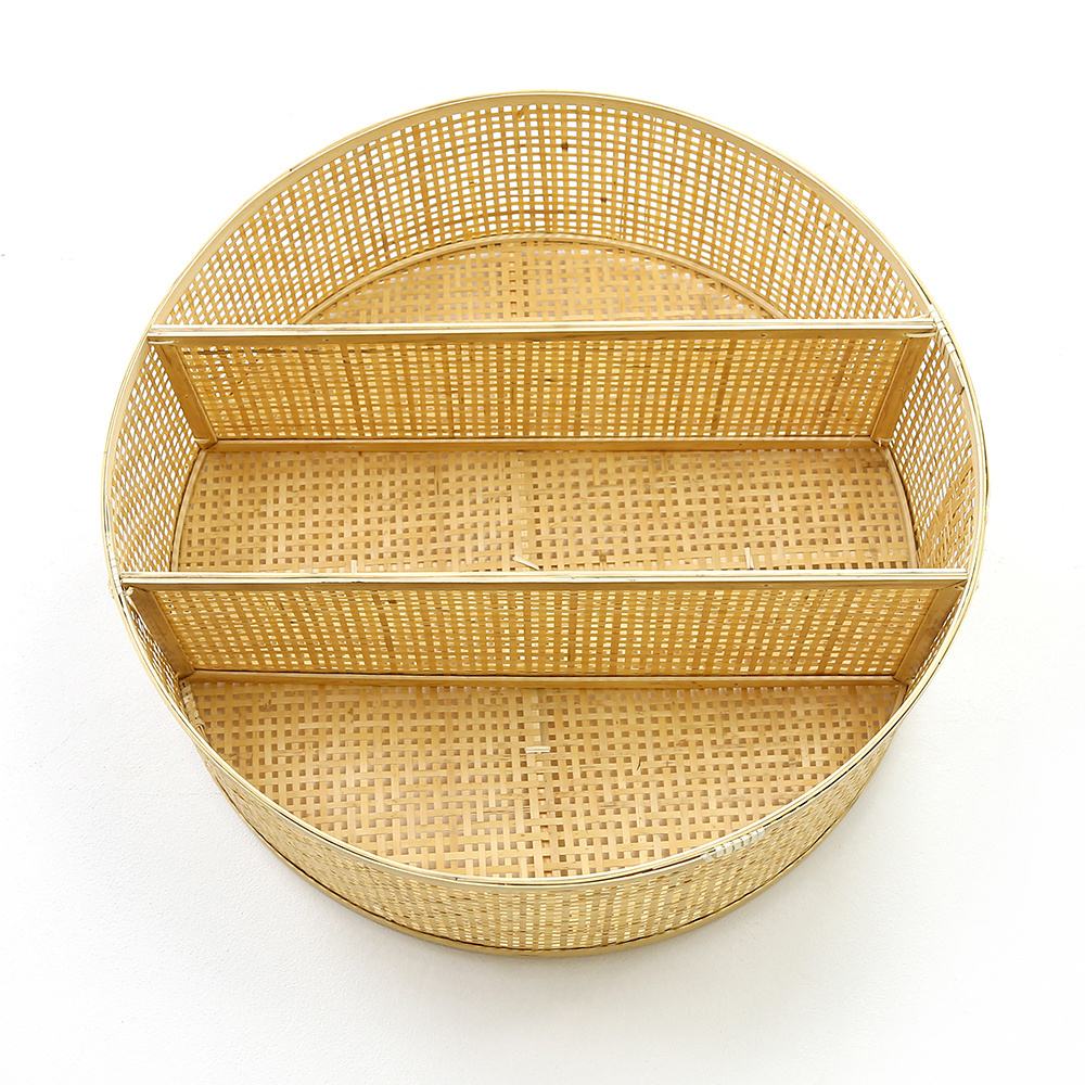 Perfect Circular Bamboo Wall Shelf Rack, Hanging Wall Shelf in Vietnam Rack Storage Shelves Circle Wholesale