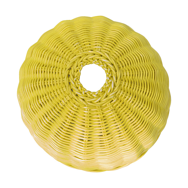 Wicker Yellow Rattan Ceiling Light Lampshade, Pendant light wholesale made in Vietnam natural woven lampshade