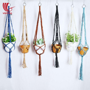 Vintage macrame, bohemian crochet, decorative plant hangers wholesale