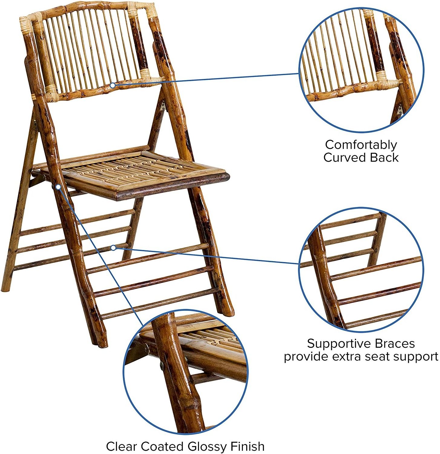 Bamboo Folding Chair, Bamboo Dining Chair, Bamboo Furniture Relax Wholesale