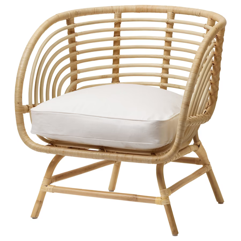 New Decor 2022 Natural Rattan Relax Chair, rattan chairs bulk in wholesale in Vietnam