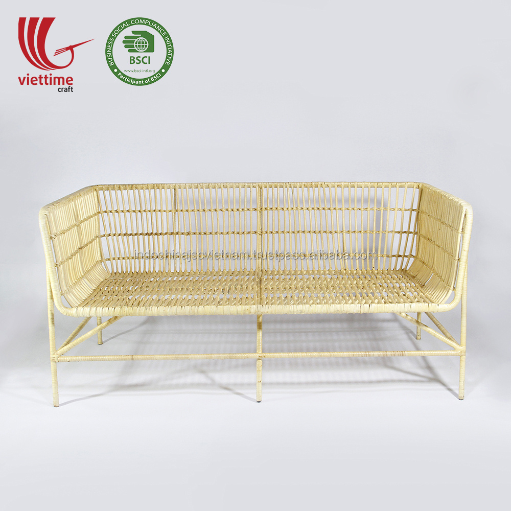 Relaxing Indoor Long Rattan Sofa, Rattan Chair, Rattan Furniture Vietnam