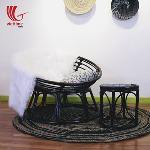 Rattan Relax Lounge Chair Papasan Rattan Furniture Wholesale