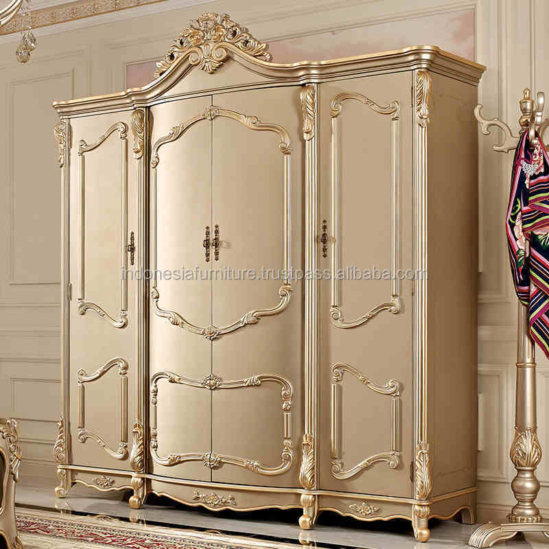 European wardrobe 4 door wardrobe carved bedroom furniture lockers cabinets cabinets solid wood wardrobe four cabinets