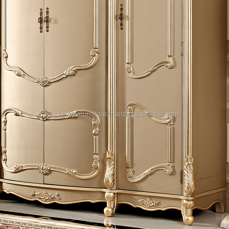 European wardrobe 4 door wardrobe carved bedroom furniture lockers cabinets cabinets solid wood wardrobe four cabinets