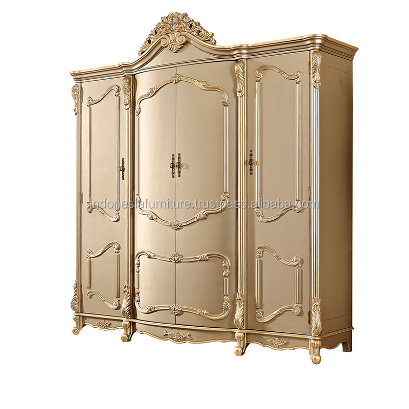 European wardrobe 4 door wardrobe carved bedroom furniture lockers cabinets cabinets solid wood wardrobe four cabinets