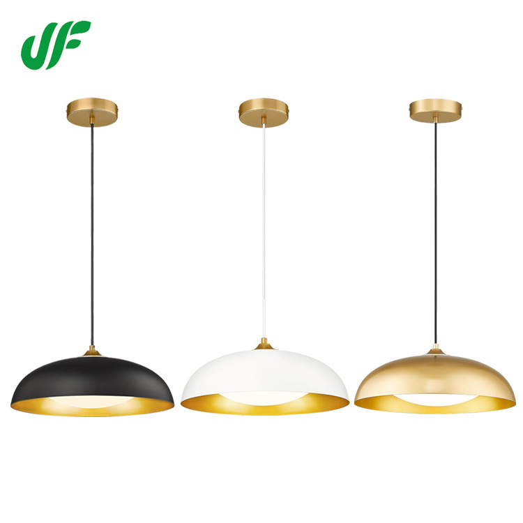 Energy Saving Home Hanging Chandelier 5cct Dimming Black Gold Modern Round Led Pendant Lights For Kitchen Island Bar Dining Room