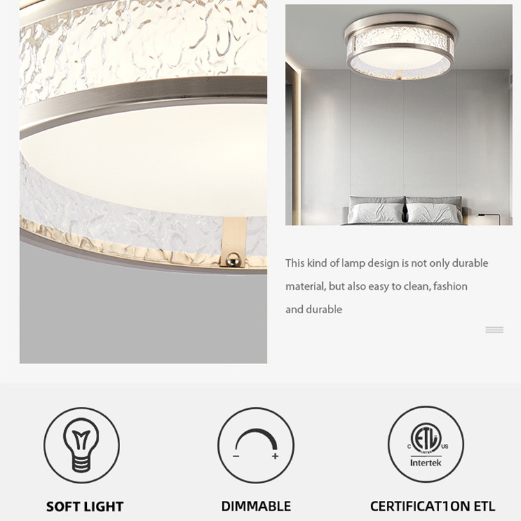 Beautiful High-End House Top Decorative Light Dormitory Bedroom Living Room 24w Led Ceiling Lamp