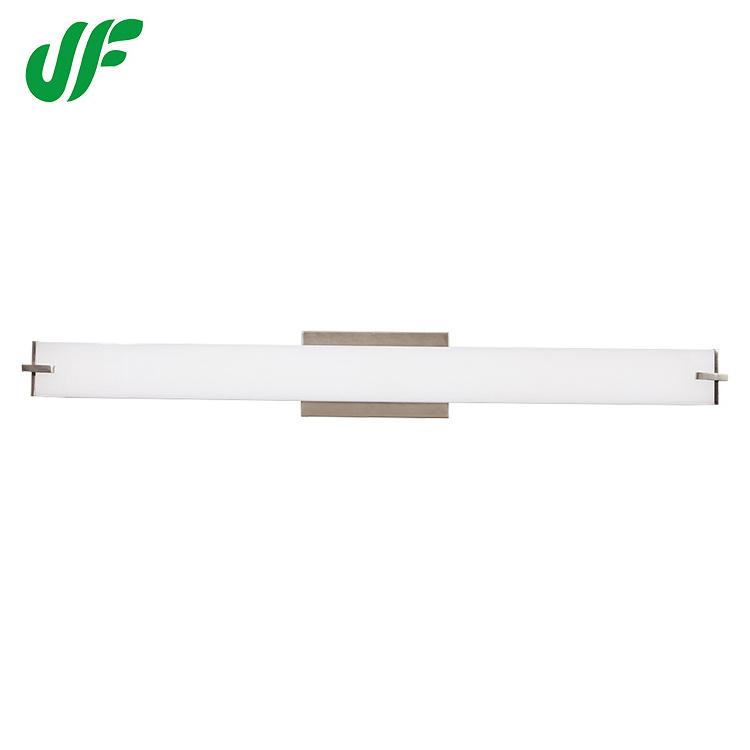 Modern Bathroom Decoration 15w 20w 24w Iron Linear Aluminum Pvc Makeup Vanity Makeup Led Mirror Light