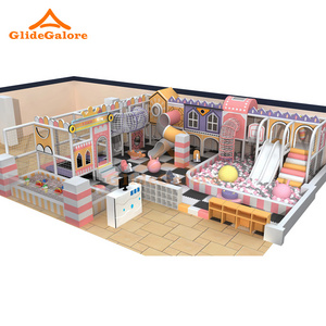 GlideGalore Soft play Slide Swing Set Equipment Commercial Rides Modern Castle Stainless Steel indoor playground Price