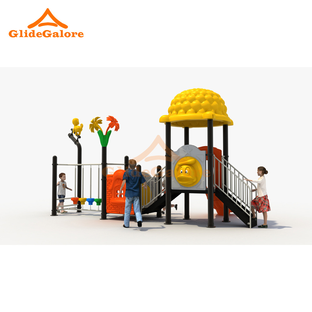 GlideGalore Outdoor Playground Set Unleash Endless Adventure Outdoor Playground Equipment Slide for Kids' Joyous Play