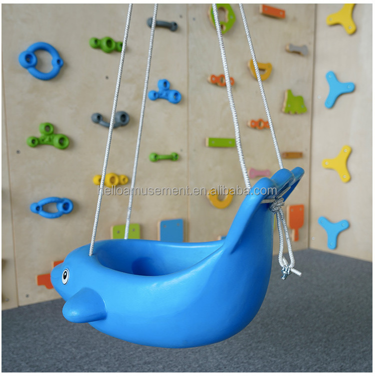 Fish toddler rocking chair indoor baby swing hanging chair autism swing autism sensory therapy sensory swing for kids